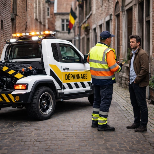 dépannage ruelle étroite Bruxelles