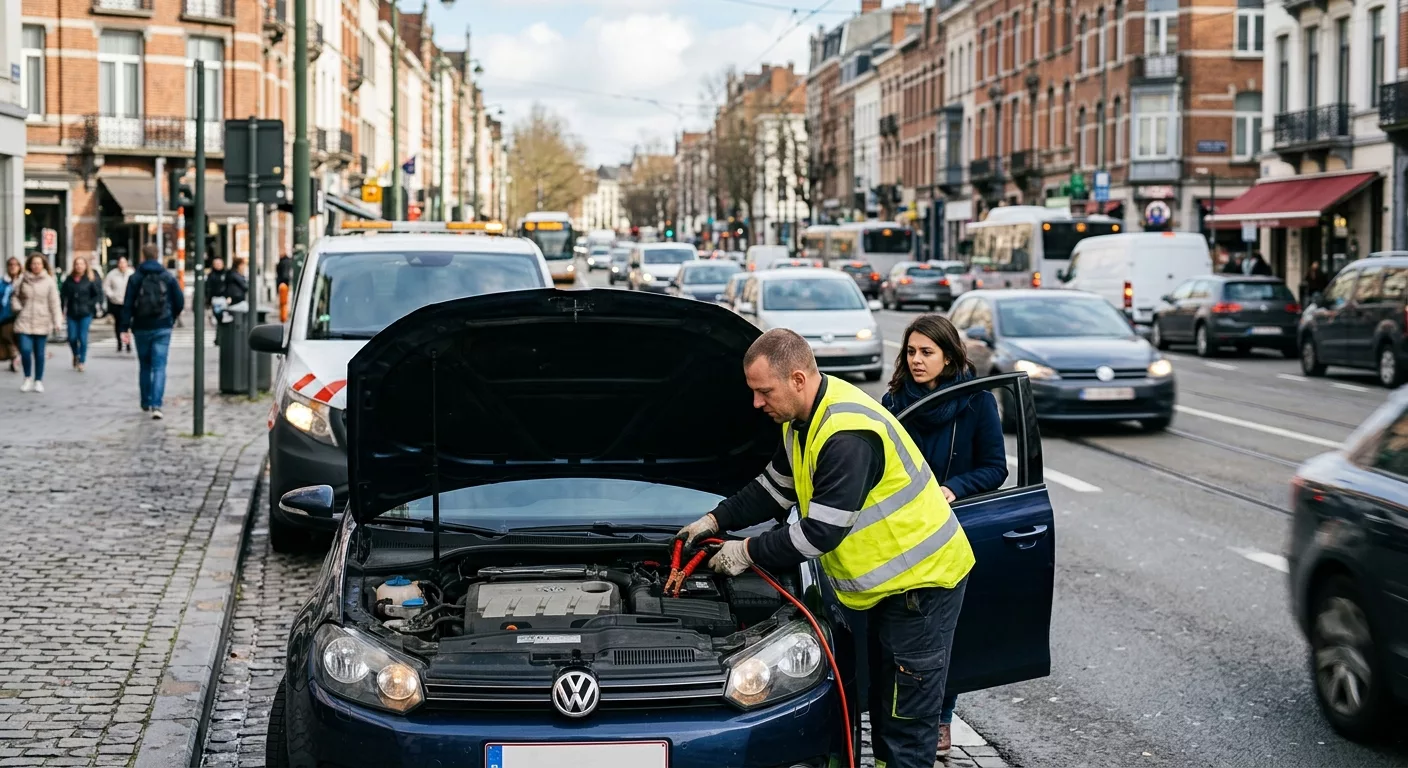 Dépannage Voiture à Saint-Josse - technicien recharge batterie VW Golf en rue