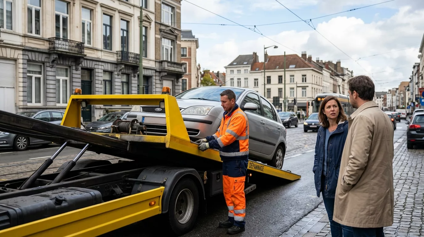 Combien coûte un dépannage voiture à Bruxelles en 2026 ? (Tarifs & prix)