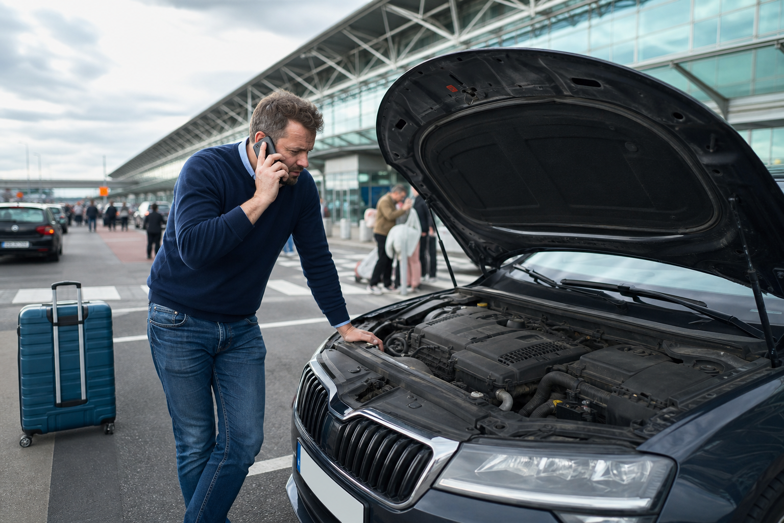 Panne voiture aéroport Bruxelles : une situation stressante mais gérable