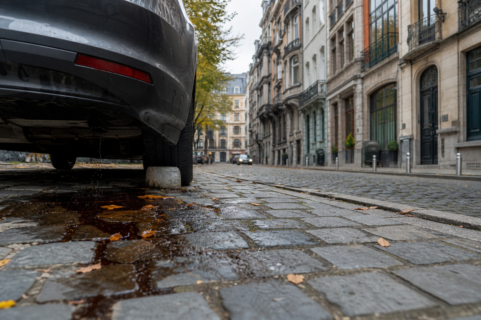 Fuite liquide voiture à Bruxelles : pourquoi agir sans attendre