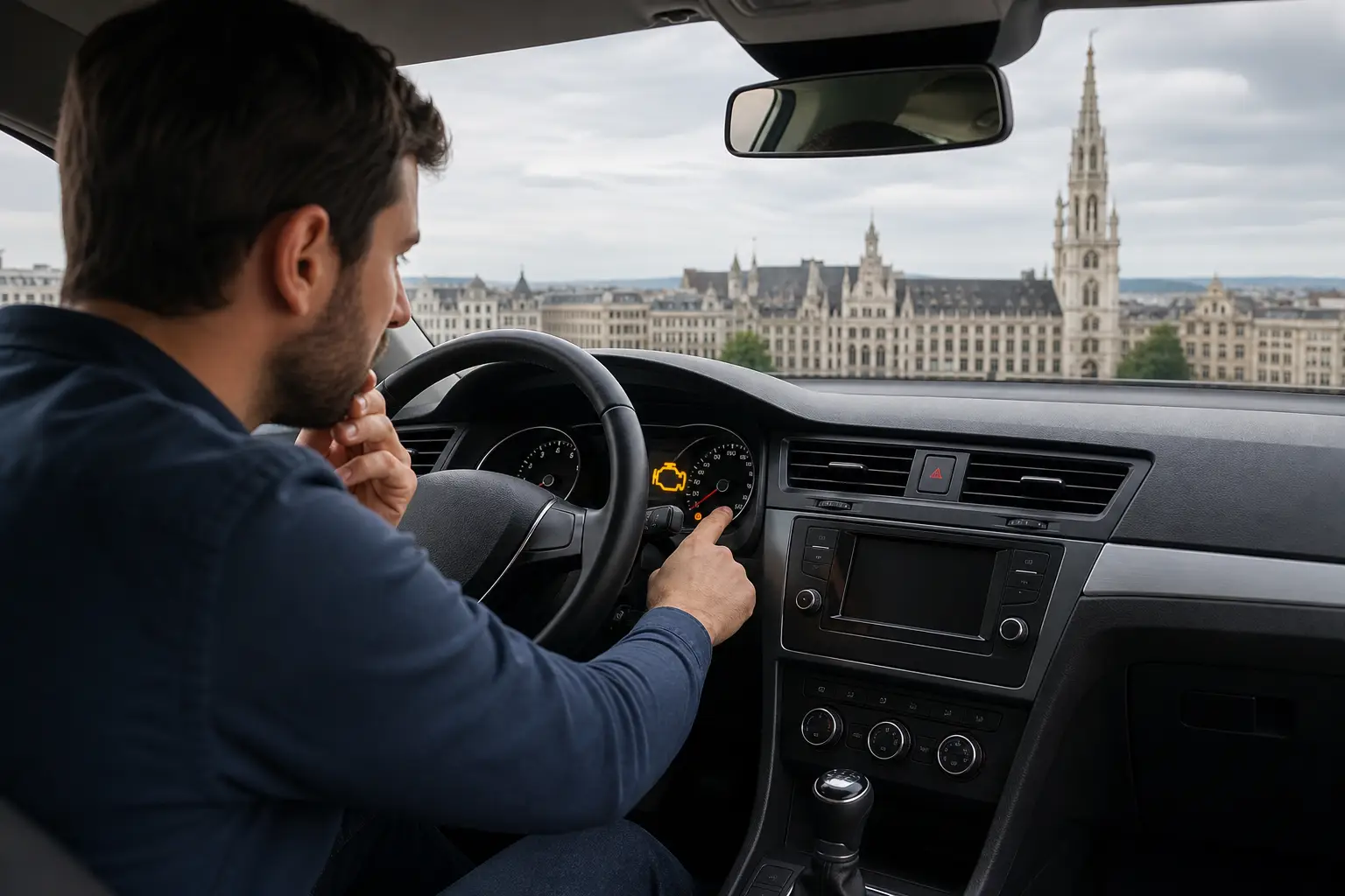 Voyant moteur allumé que faire à Bruxelles : le protocole étape par étape