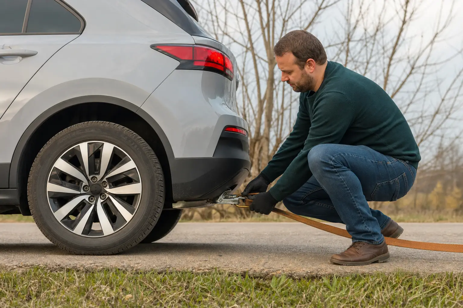 Voiture automatique bloquée en position P : comment la déplacer ou la remorquer ?